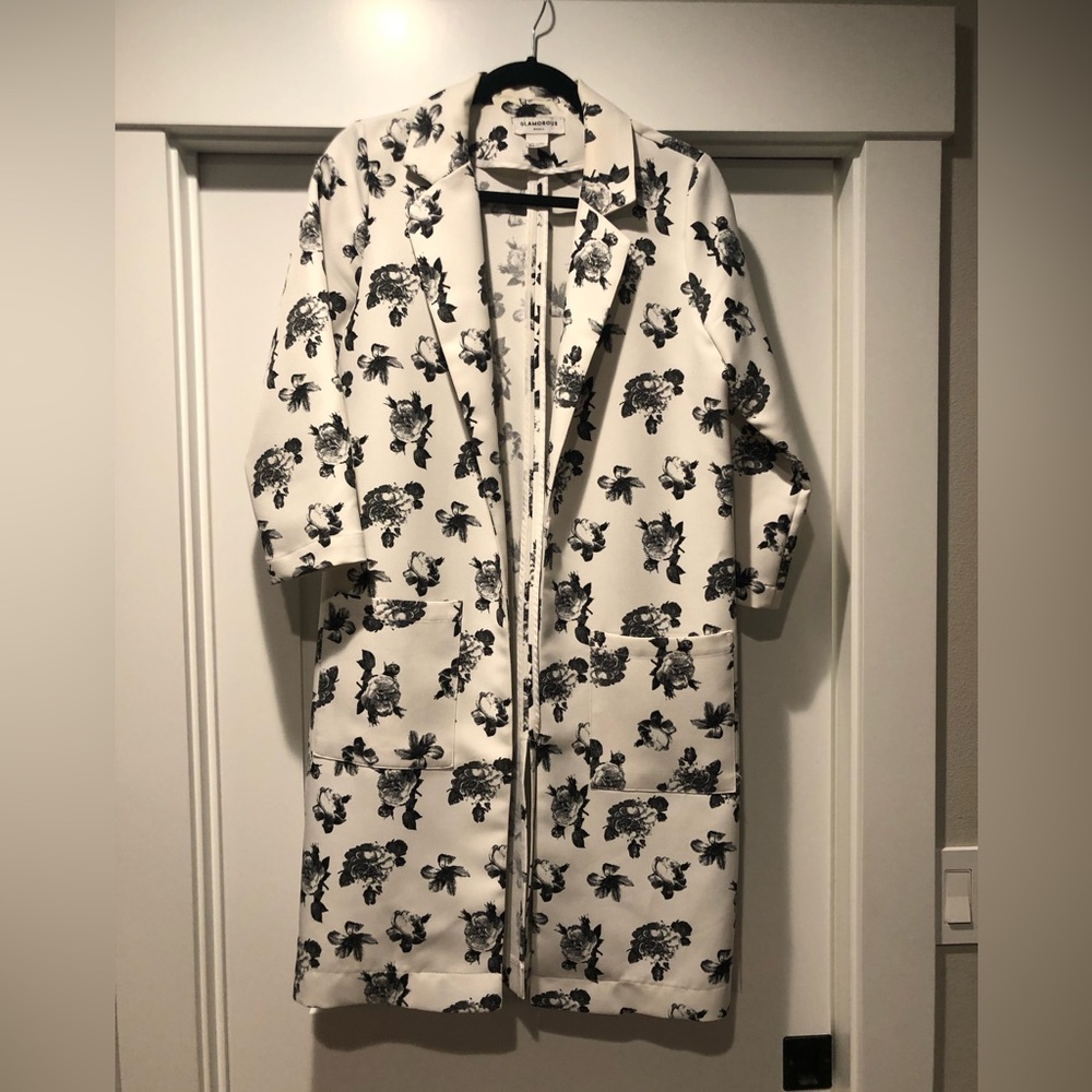 Floral blazer